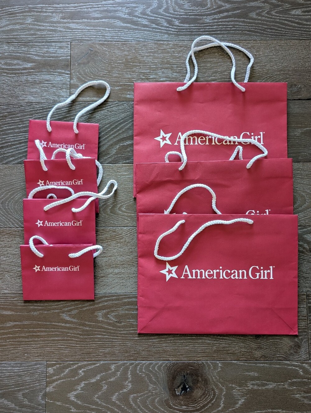 American Girl Doll Store Gift Bag Set Of 7